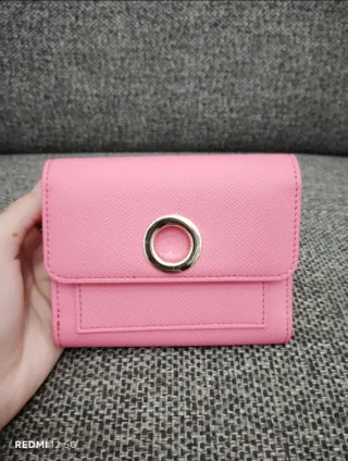 Monedero Tous Rosa y Dorado