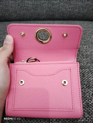 Monedero Tous Rosa y Dorado