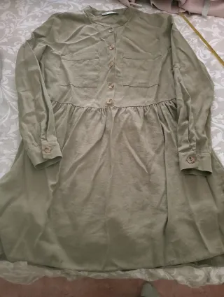 Vestido verde oliva talla L