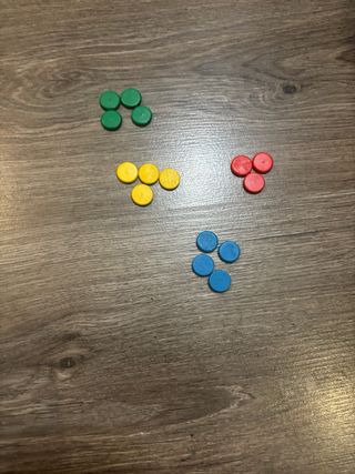 Parchís artesanal madera Taracea