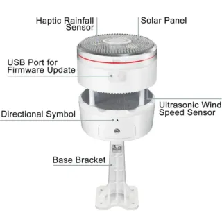 Ecowitt WS3902 Estación Meteorológica Inalámbrica