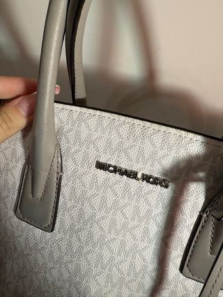 Borsa Michael Kors Grigio Bianco