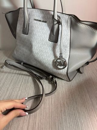 Borsa Michael Kors Grigio Bianco