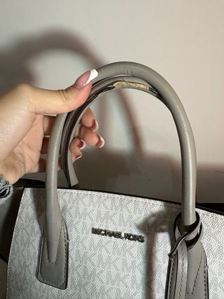 Borsa Michael Kors Grigio Bianco