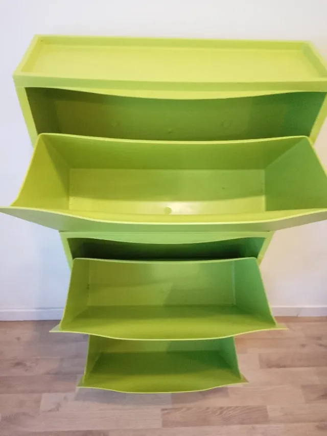 Lote 3 Zapateros Verticales Pared Verde Lima