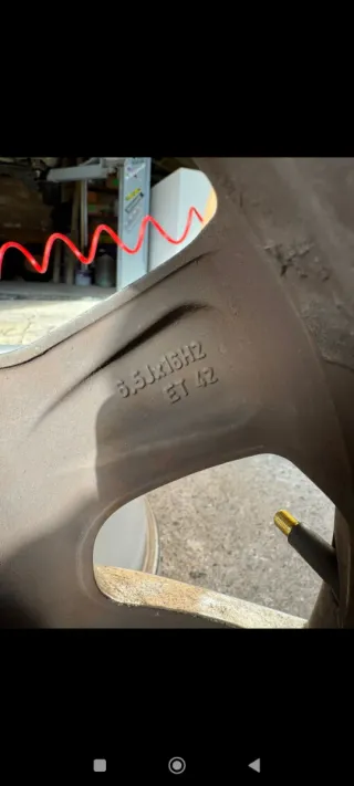 Llanta Volkswagen Golf 16"