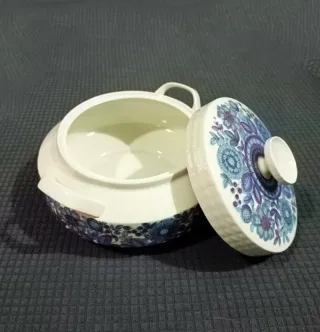 Sopera Floral Azul PONTESA Años 60