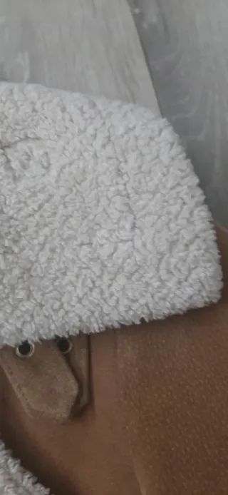 Cazadora efecto ante Zara forrada talla M