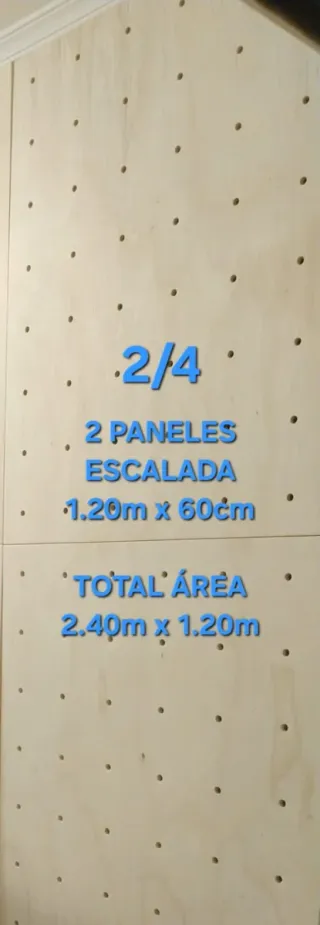 2 Paneles Escalada 1.20m x 1.20m Bulto 2/4