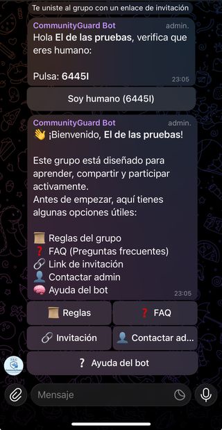 Bot Moderador Telegram PRO – Seguridad + IA