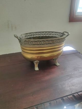 Centro de mesa metal