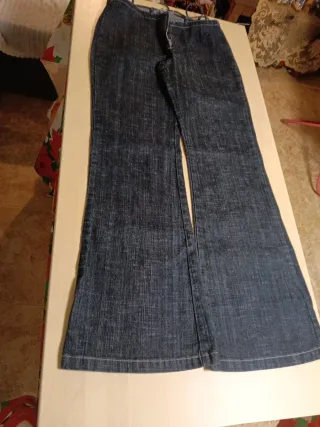 Pantalones Ichi Azul Acampanados