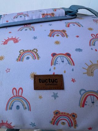 Asiento portátil bebé estampado Tuctuc