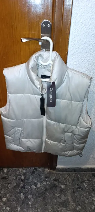 Chaleco Cantarana Mujer Beige