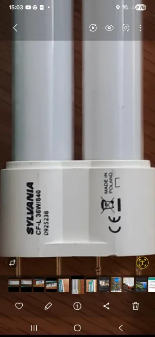 Tubo Fluorescente Sylvania PL-36W 840