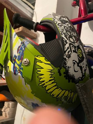 Casco moto infantil 3/4 años