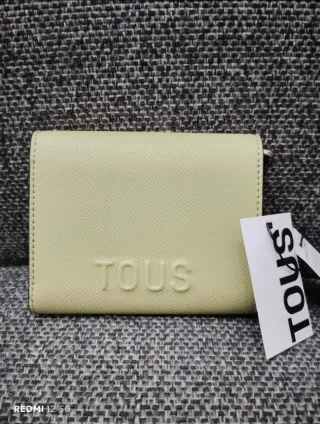 Monedero Tous verde y blanco