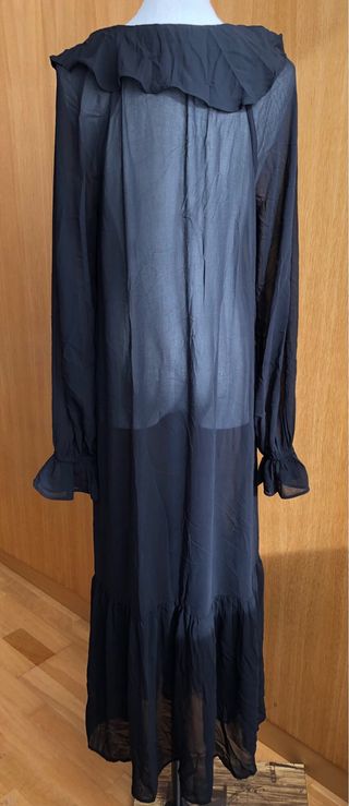 Vestido largo volantes KappAhl Talla S/M