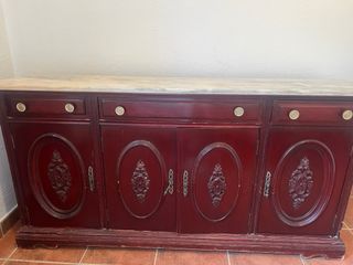 Mueble vintage con encimera de mármol , urge venta