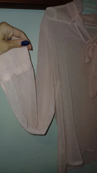 Blusa plumeti rosa talla única