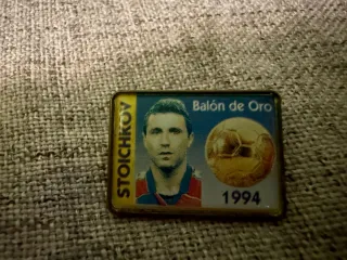 Pins FC Barcelona Stoichkov y López