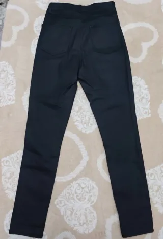 Pantaloni donna in pelle neri
