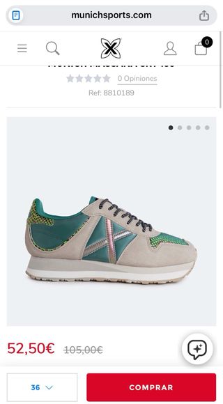 Zapatillas Munich Talla 36