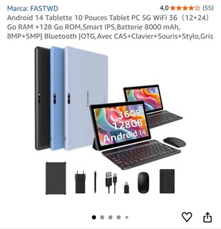 TABLET CON TECLADO Y RATÓN