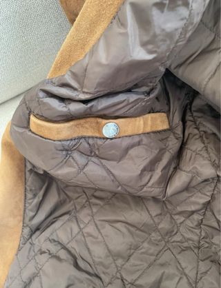 Chaqueta Schott Ante Beige