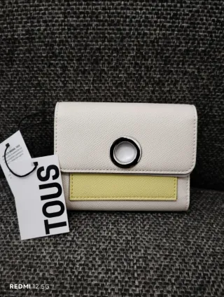 Monedero Tous Blanco y Amarillo