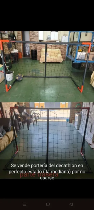 Portería de fútbol Decathlon mediana negociable