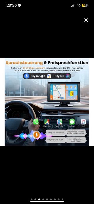 NUEVA Pantalla Coche CarPlay Android Auto 7