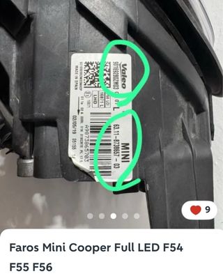 Faros Full LED Mini Cooper F54/F55/F56