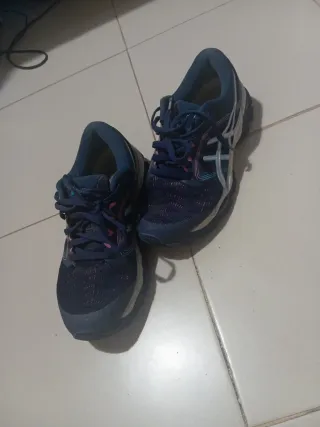 Zapatillas Asics Azul y Rosa
