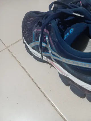 Zapatillas Asics Azul y Rosa