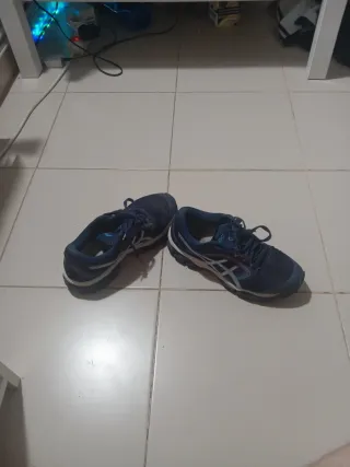 Zapatillas Asics Azul y Rosa