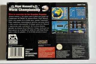 Nigel Mansell's SNES PAL ESP