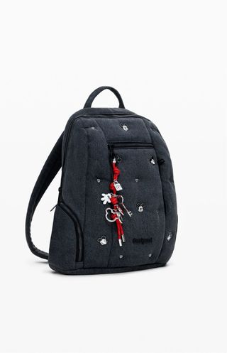 Mochila Desigual Mickey Mouse Negra/Gris