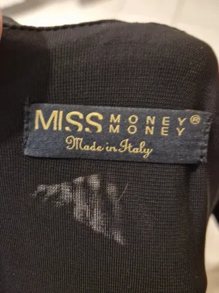 Vestito Miss Money Money nero