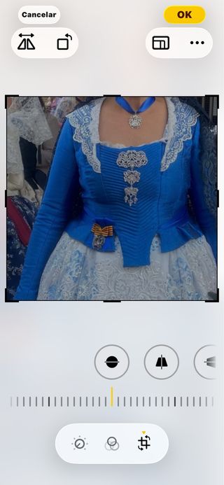 Corpiño Fallera Azul Eléctrico