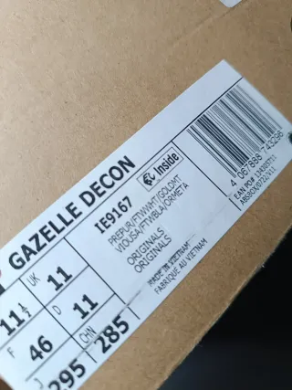 Adidas Gazelle Decon Viola Tg 46