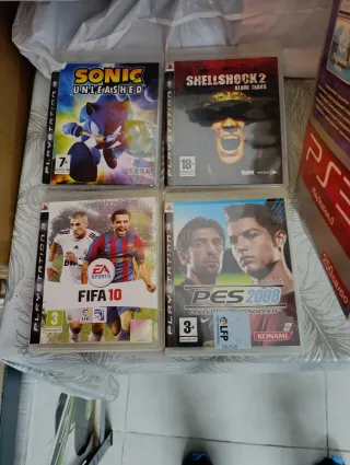 PlayStation 3 Negra + 8 Juegos