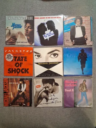 Lote 9 Vinilos Michael Jackson