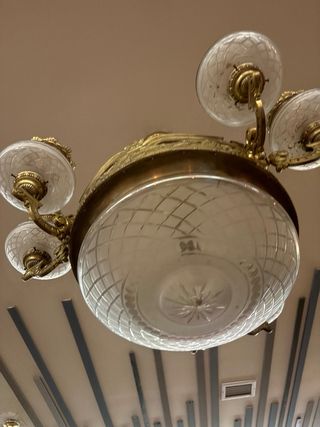 Lámpara de techo antigua 150 años