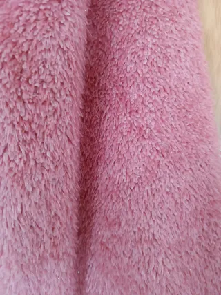 Bufanda cuello pelito rosa