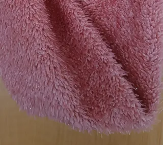 Bufanda cuello pelito rosa