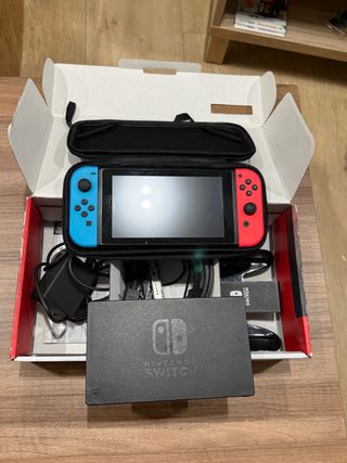 NintendoSwitchAzul/VermelhoCompleto