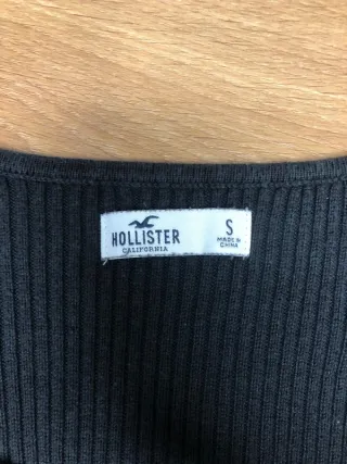 Jersey Manga Larga Escote Corazón Hollister XS