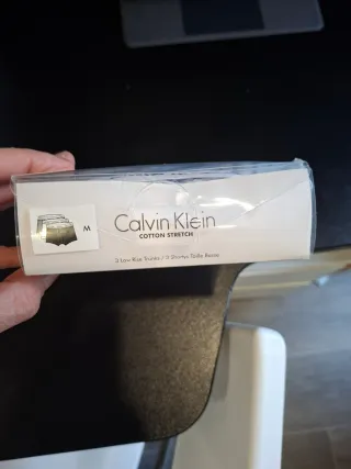 Calvin Klein 3 Pack Boxers Low Rise M