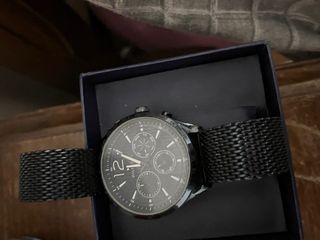 Relógio Tommy Hilfiger Preto e Cinza